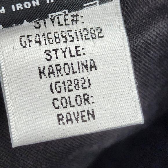 GRLFRND Button Fly High Distressed Skinny Rise Karolina Jeans in Raven Size 26 - Picture 5 of 6